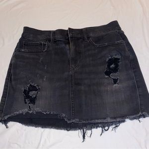 Express Denim Mini Skirt